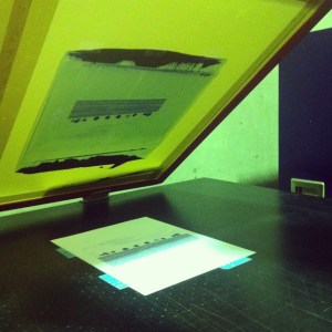 Alexandra Winters screen print, D609 to Narbonne